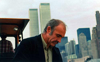 Sean Connery lors de repérages pour Warhead (1975).